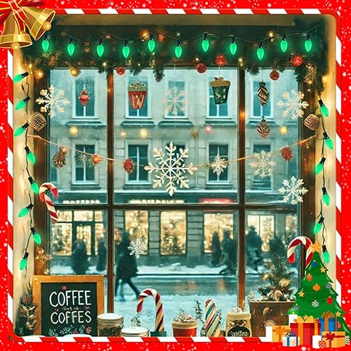 Miniatura 42 de Paquete de 25 bombillas C7 transparentes de repuesto, bombillas C7 de Navidad para exteriores, bombillas nocturnas de 5 W, bombillas incandescentes