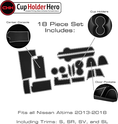 Miniatura 7 de Kit de revestimientos para portavasos - Nissan Sentra 2013-2018