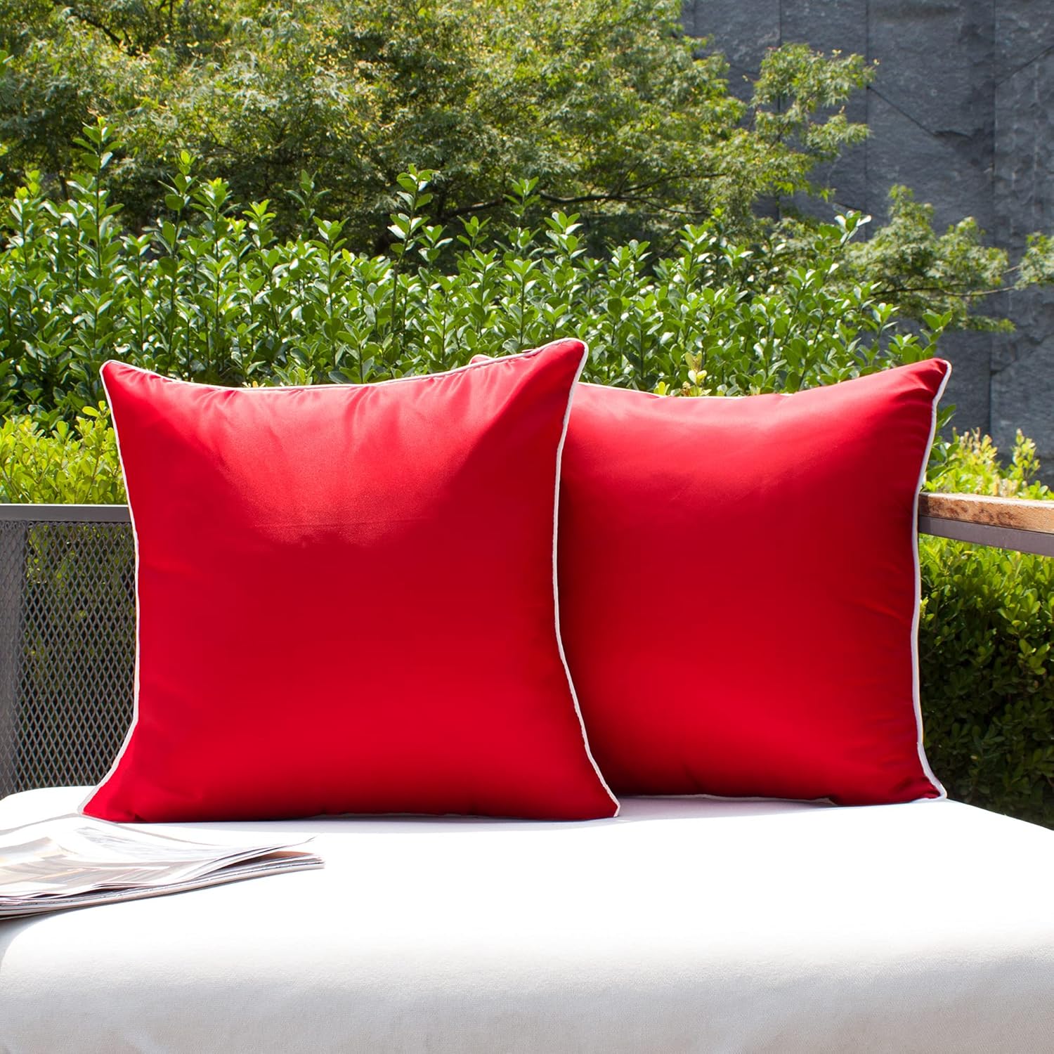 Kevin Textile Pack of 2 Decorative Outdoor Waterproof