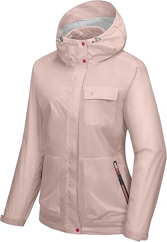Little Donkey Andy Chaqueta impermeable para mujer, ligera, con capucha, protección solar, cortavientos para senderismo al aire libre