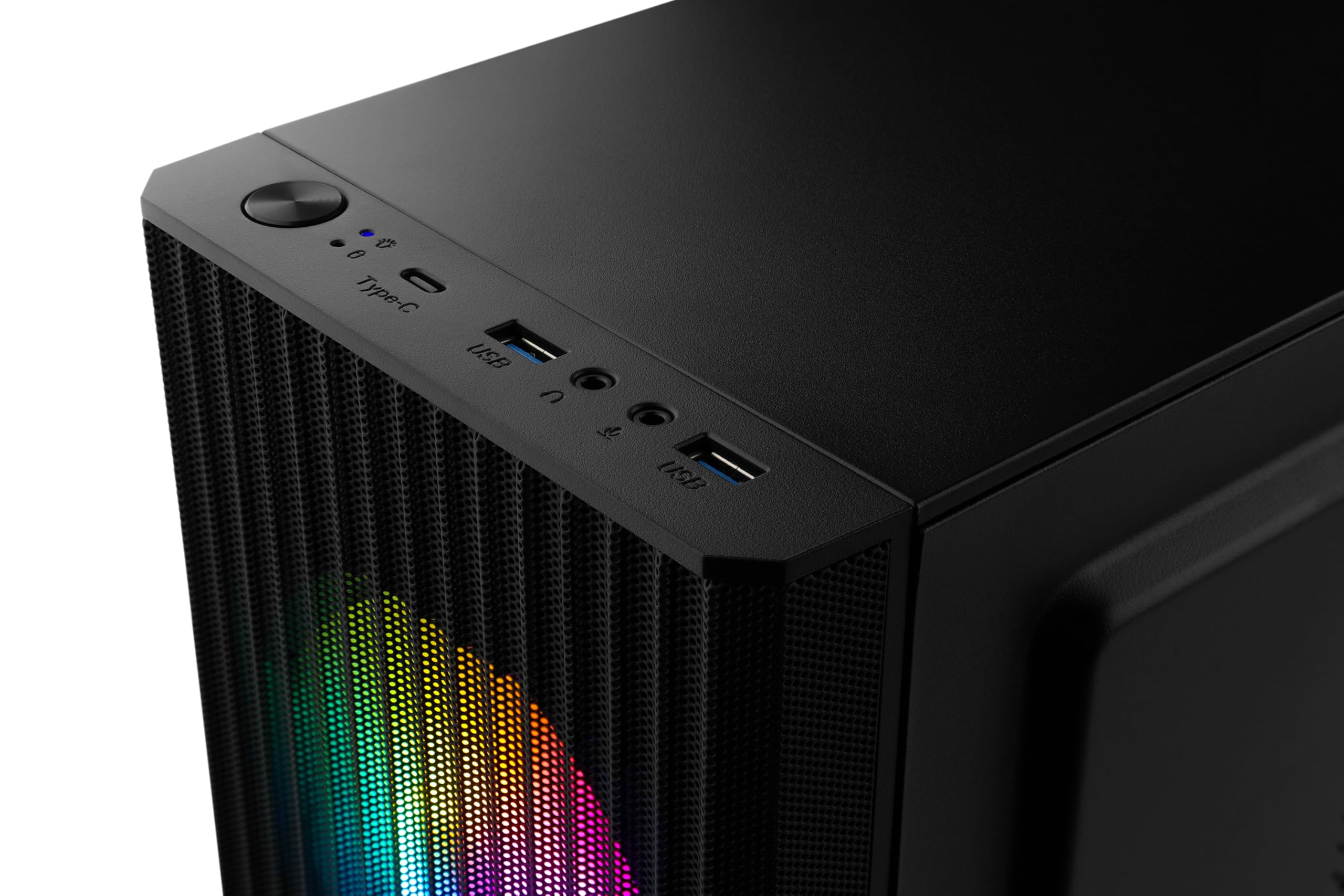 Gaming PC mit Windows 11 Pro | AMD Ryzen 5 5500 6X 3.6 GHz | RTX 5050 | 500 GB M.2 NVMe | 16 GB DDR4 RAM | Computer für Zocker, Gamer Desktop Rechner zum Spielen | A16001