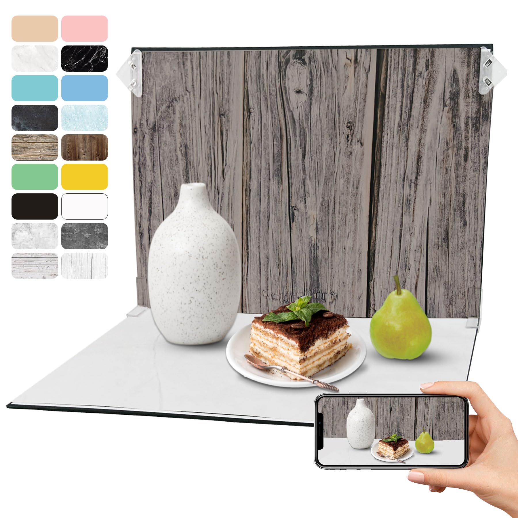 LIVING PHOTO ＆SO 企画　撮影ボード 商品撮影用の背景と天板「照らす、背景屋」and,so