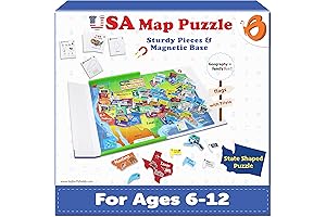 State Magnets that Fit Together: United States Map Educational Toy