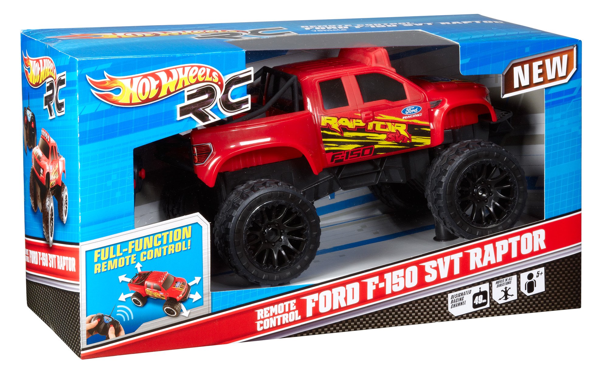 hot wheels rc ford f 150 raptor truck