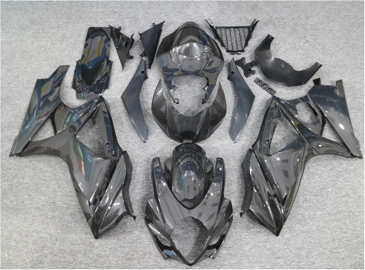 未塗装 ABS 射出フェアリングボディワークキットスズキ GSXR1000 07-08