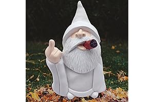 Large Smoking Garden Gnome: A Whimsical Outdoor Companion