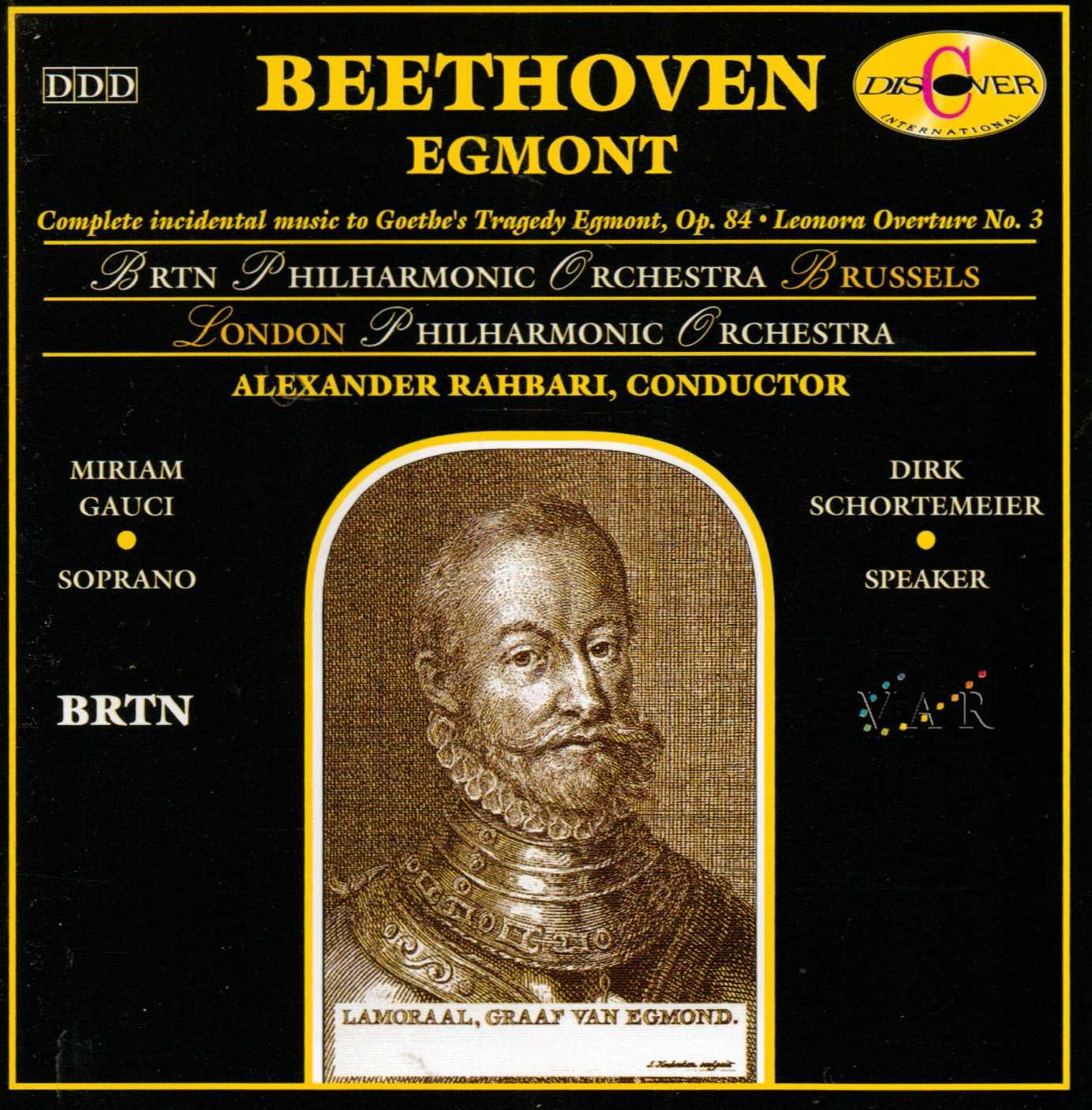 Egmont/Leonoren Ouverture 3 [Audio CD]