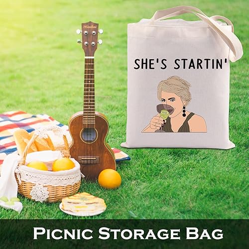 Miniatura 6 de LEVLO Regalos divertidos para amas de casa, bolsas de compras plegables para amas de casa, regalos para fiestas