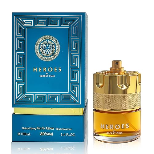 HEROES SP Colonia para hombre  3.4 fl oz Fresh & Woody Eau de Parfum  Regalo de colonia premium para él  Fragancia masculina de larga duración