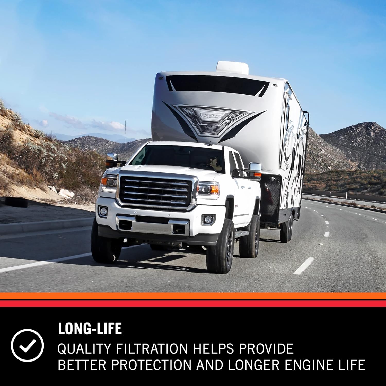 K&N Diesel Fuel Filter: Performance Fuel Filter, Premium Engine Protection, Compatible with 2017-2020 Chevrolet Silverado/GMC Sierra Truck 6.6L Duramax Diesel Engines, PF-5000