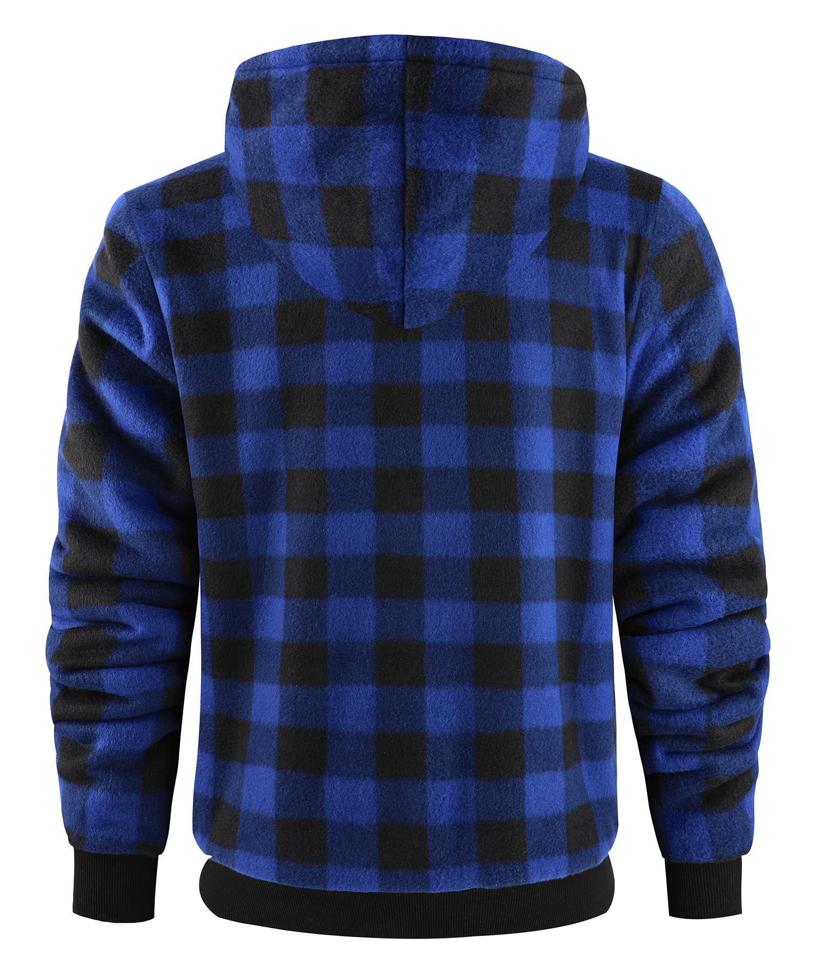 geeksport geeksport geeksport geeksport Felpa da Uomo con Cappuccio e Full Zip Fleece Hoodies for Men Sportive Inverno