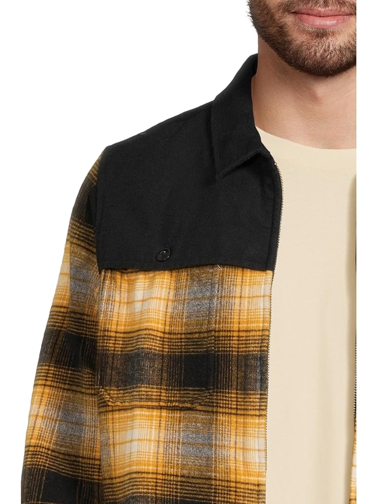 Brown L.L.Bean Signature 1965 Chamois Cloth Stag Jacket Plaid Regular