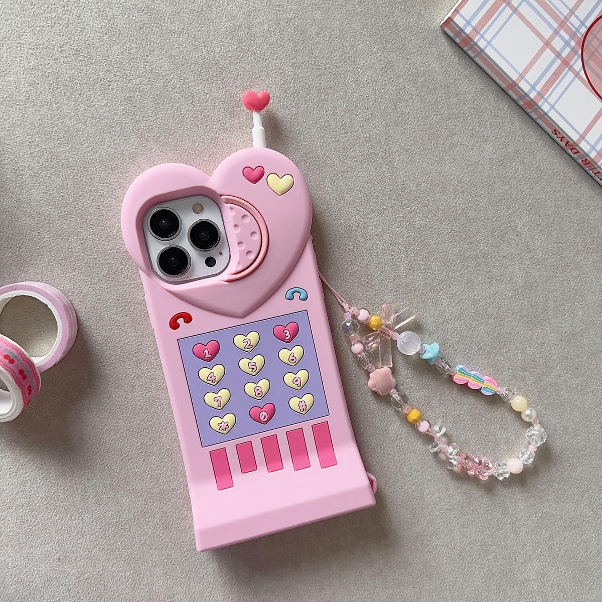 レトロ可愛い15 Amazon.com: YAKVOOK Kawaii Phone Cases Compatible with iPhone 15