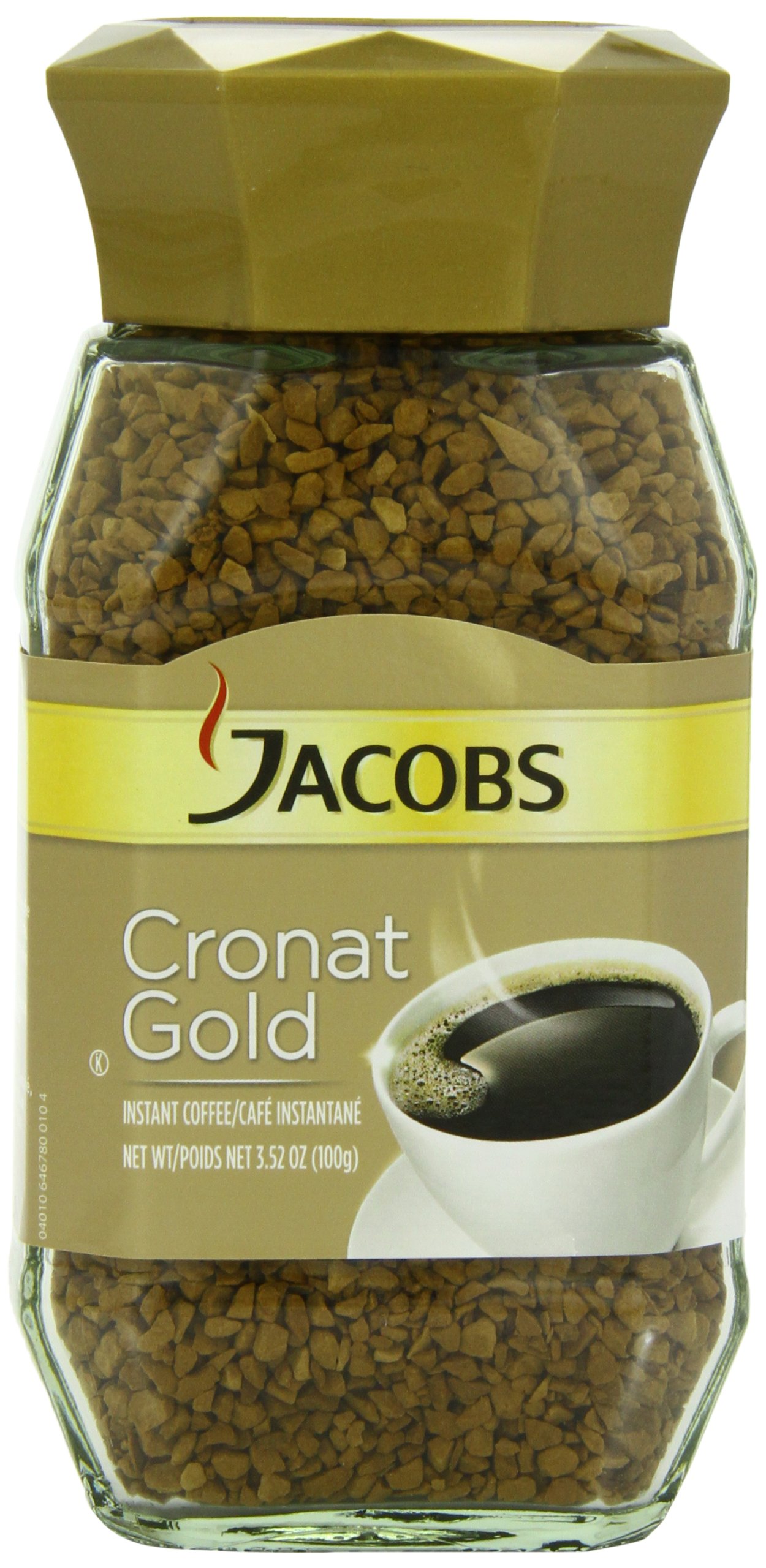 Jacobs Cronat Gold Instant Coffee, 3.5 ounce (Pack of 6)