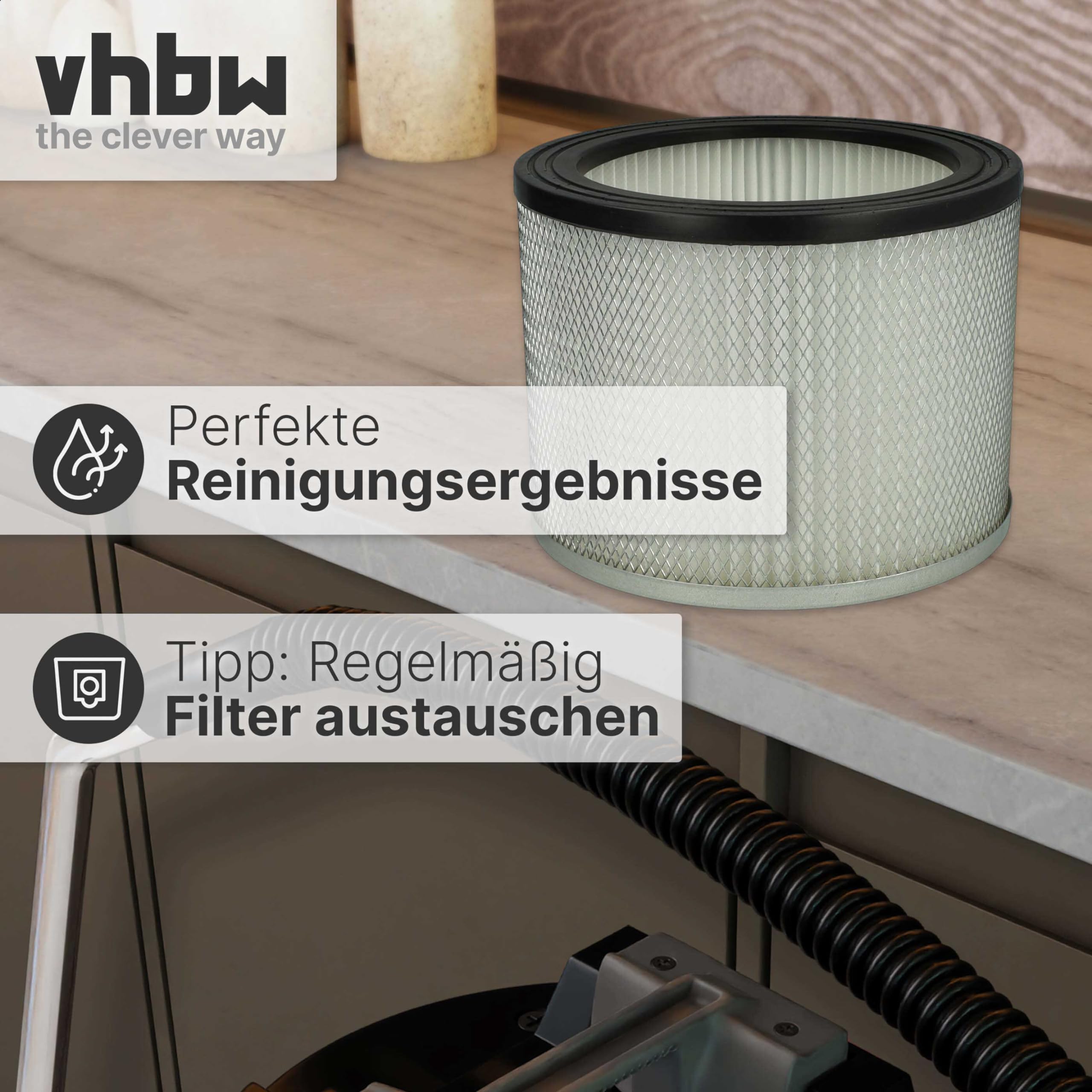 Vhbw 5x Textilfilter Kompatibel Mit Rowi 20 PX 1.1, RAS 800/18/1 INOX – Waschbarer Stoffbeutel Für Nass-/Trockensauger