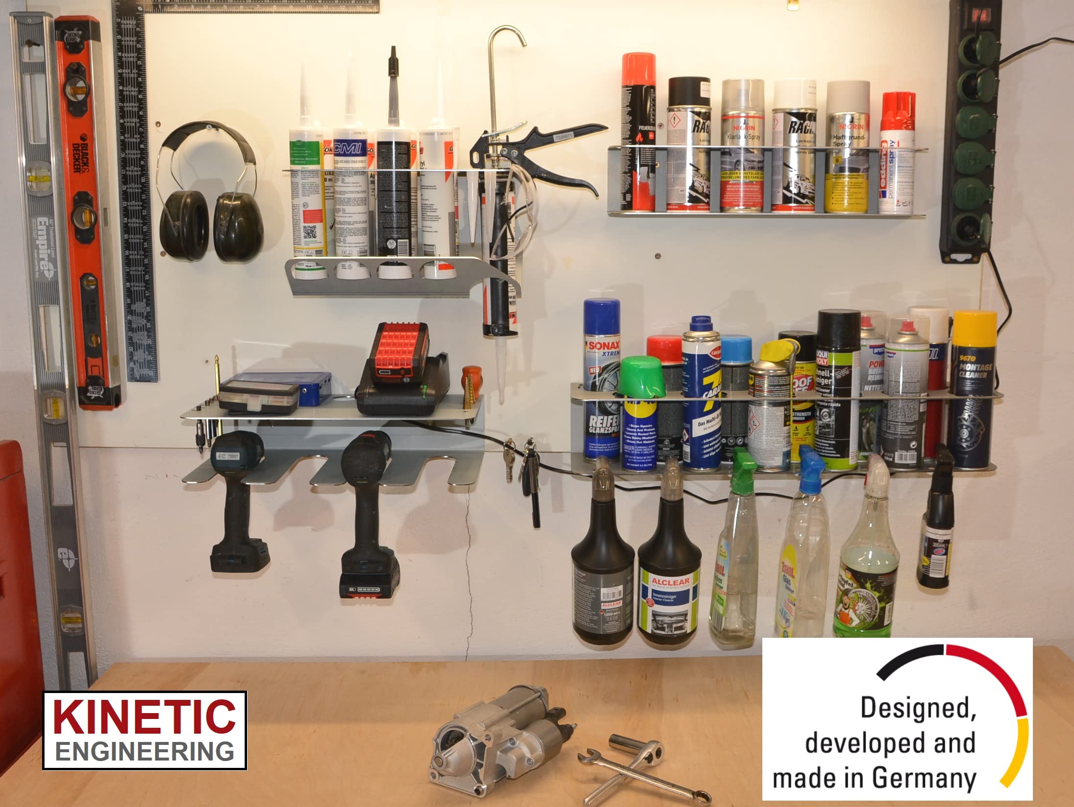 Dichtungskartuschen Halterung - Wandmontierter Organizer Für Silikon & Acryl