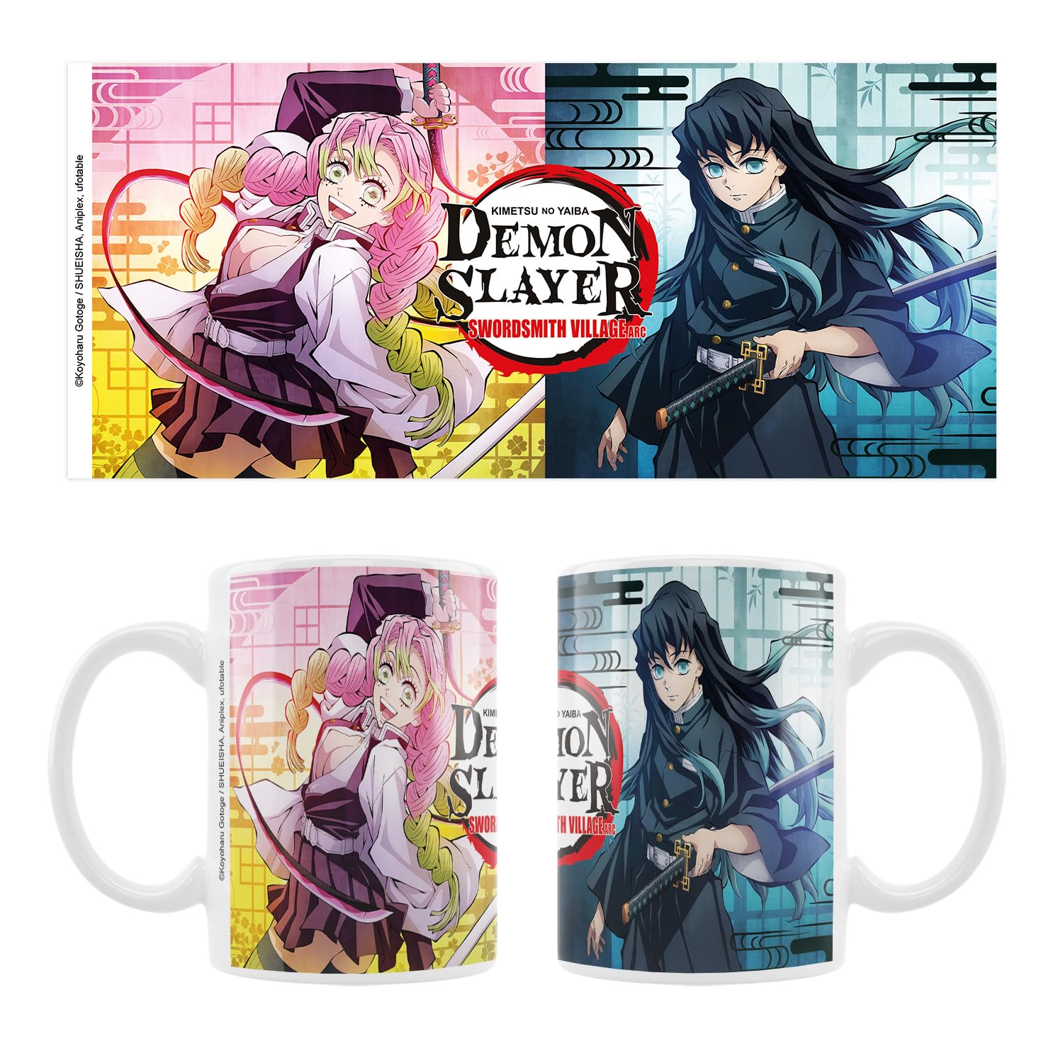 Sakami Colourful - Demon Slayer - Mug, Mug - 320 Ml - Original & Licensed Size 1