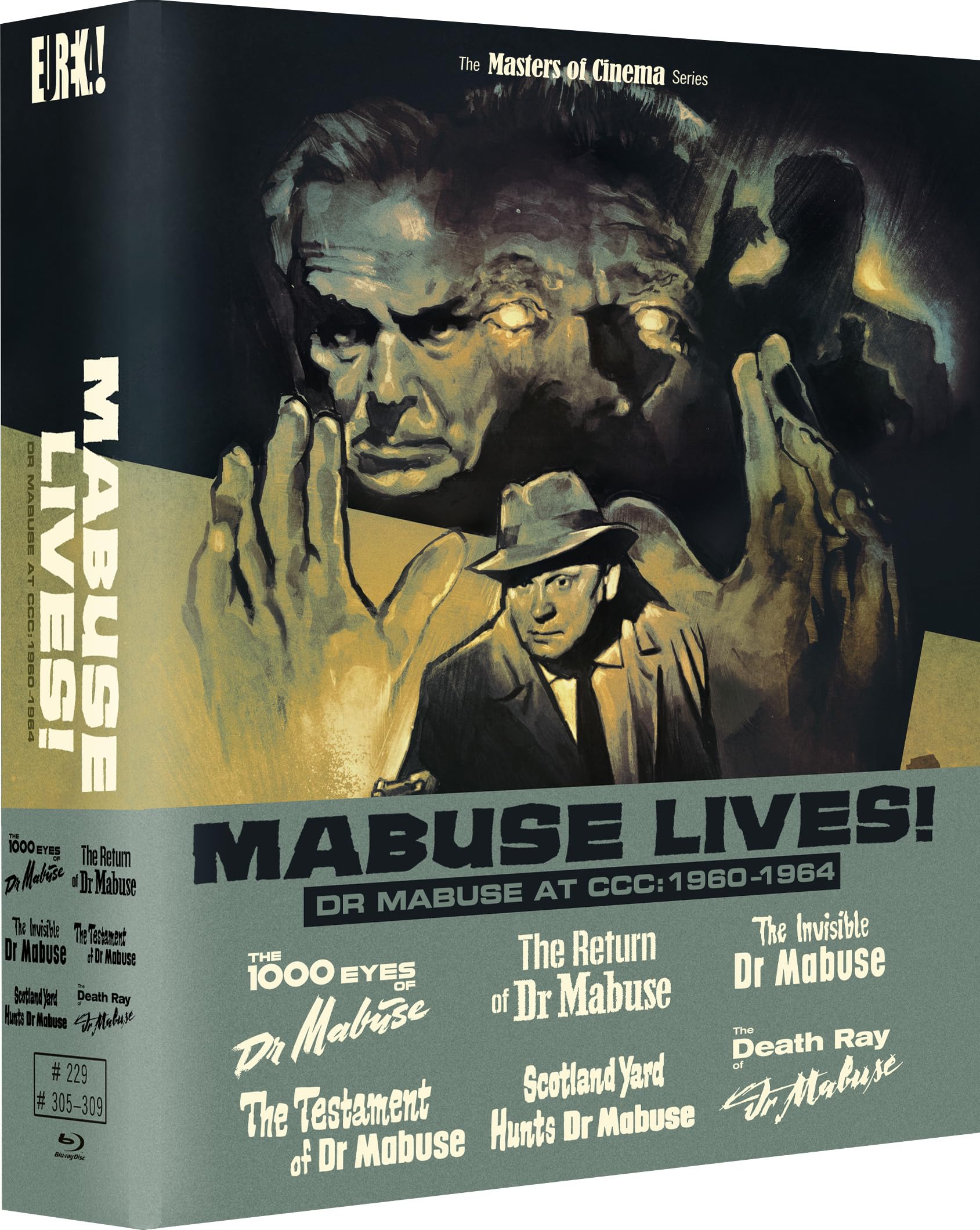 MABUSE LIVES! DR MABUSE AT CCC: 1960–1964 (Masters of Cinema) Limited Edition Four-disc Blu-ray Boxed Set