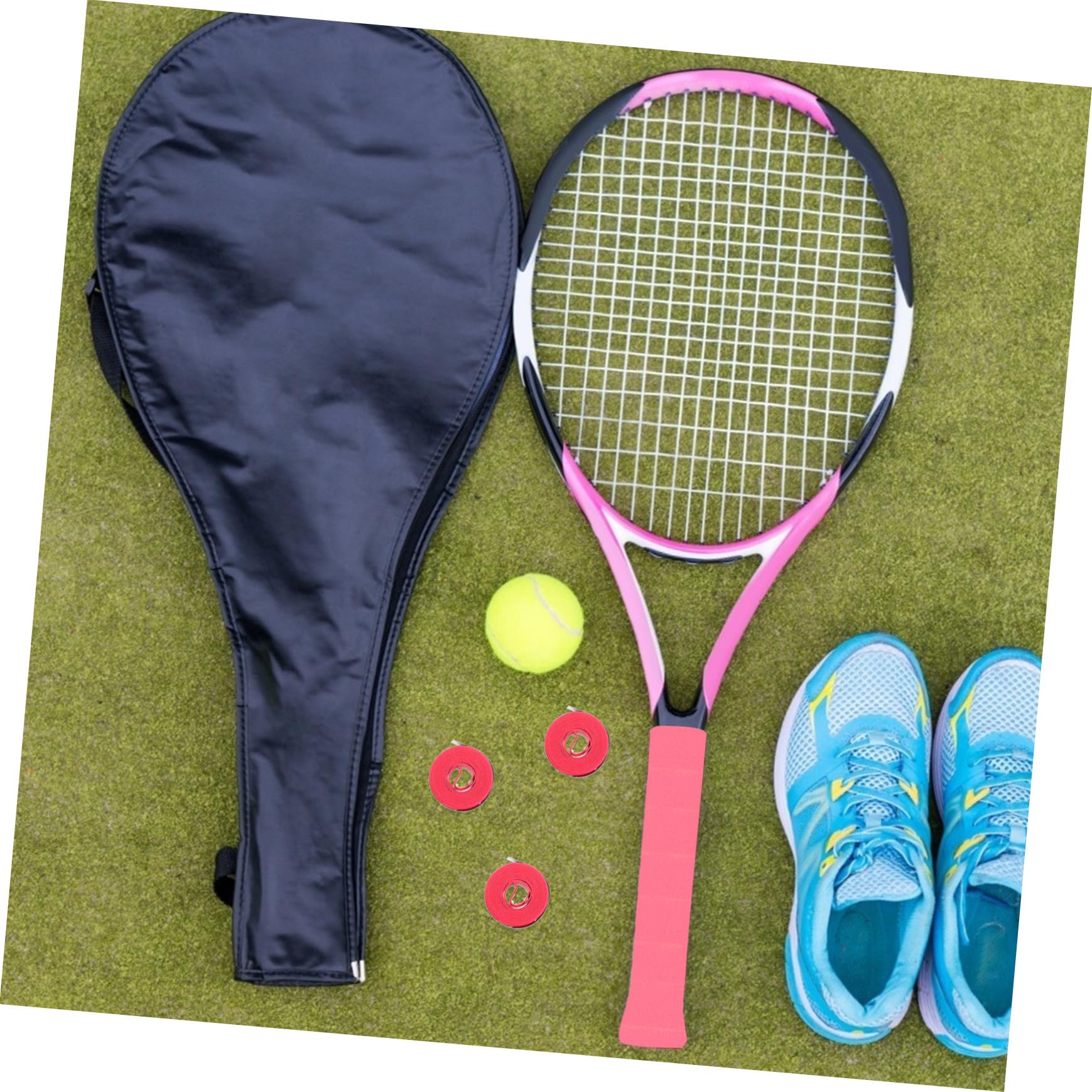 BESPORTBLE Colla per Racchette da Badminton Fasce per Racchette Assorbenti Il ​​Sudore Overgrip per Racchette da Badminton Overgrip da Tennis Nastri per Racchetta Viola,Porpora Pu
