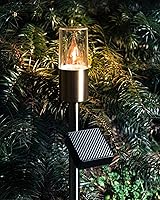 Vista 9 de Yoolax - Luces solares para camino, con sensor de movimiento, para exteriores, paquete de 2 unidades, impermeables, del atardecer al amanecer, luces