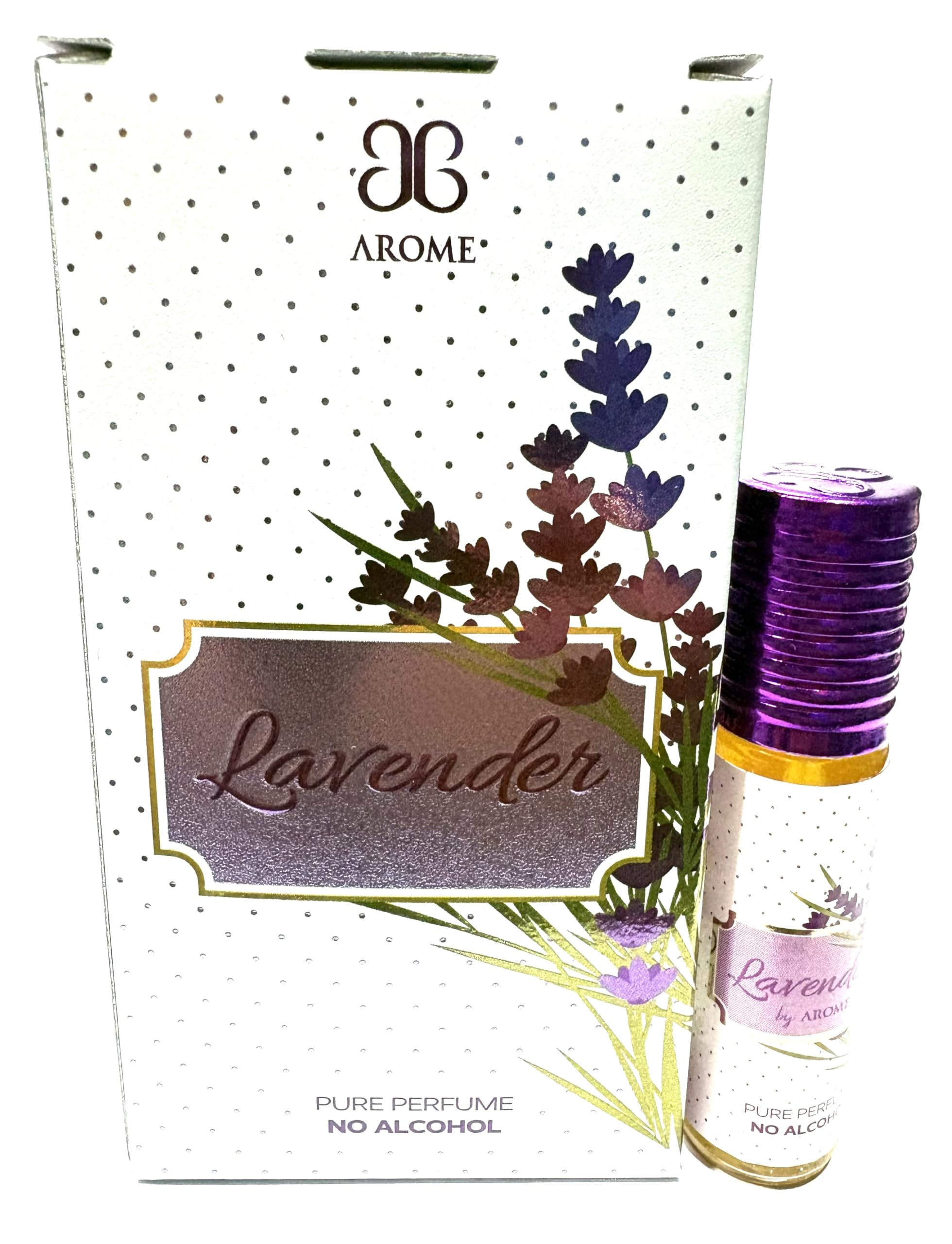 Arome Lavender Floral Attar Perfume For Men Women I Non Alcoholic Roll On Attar I Usable For Gift I Pocket Scent-image-46