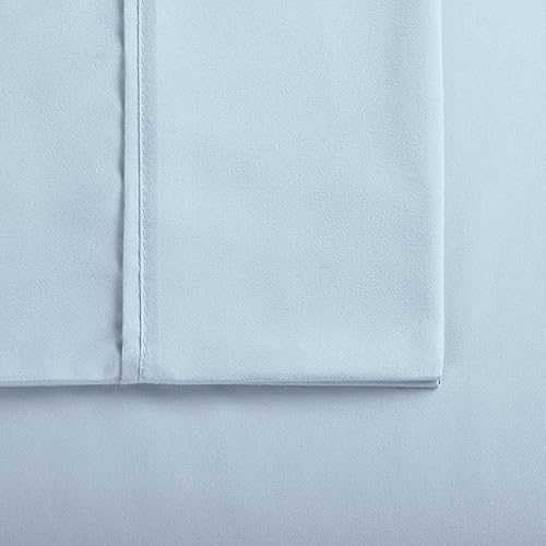 Miniatura 5 de SERTA Simply Clean - Juego de sábanas de 4 piezas con bolsillo profundo, hipoalergénicas, resistentes a las manchas, tamaño matrimonial, color