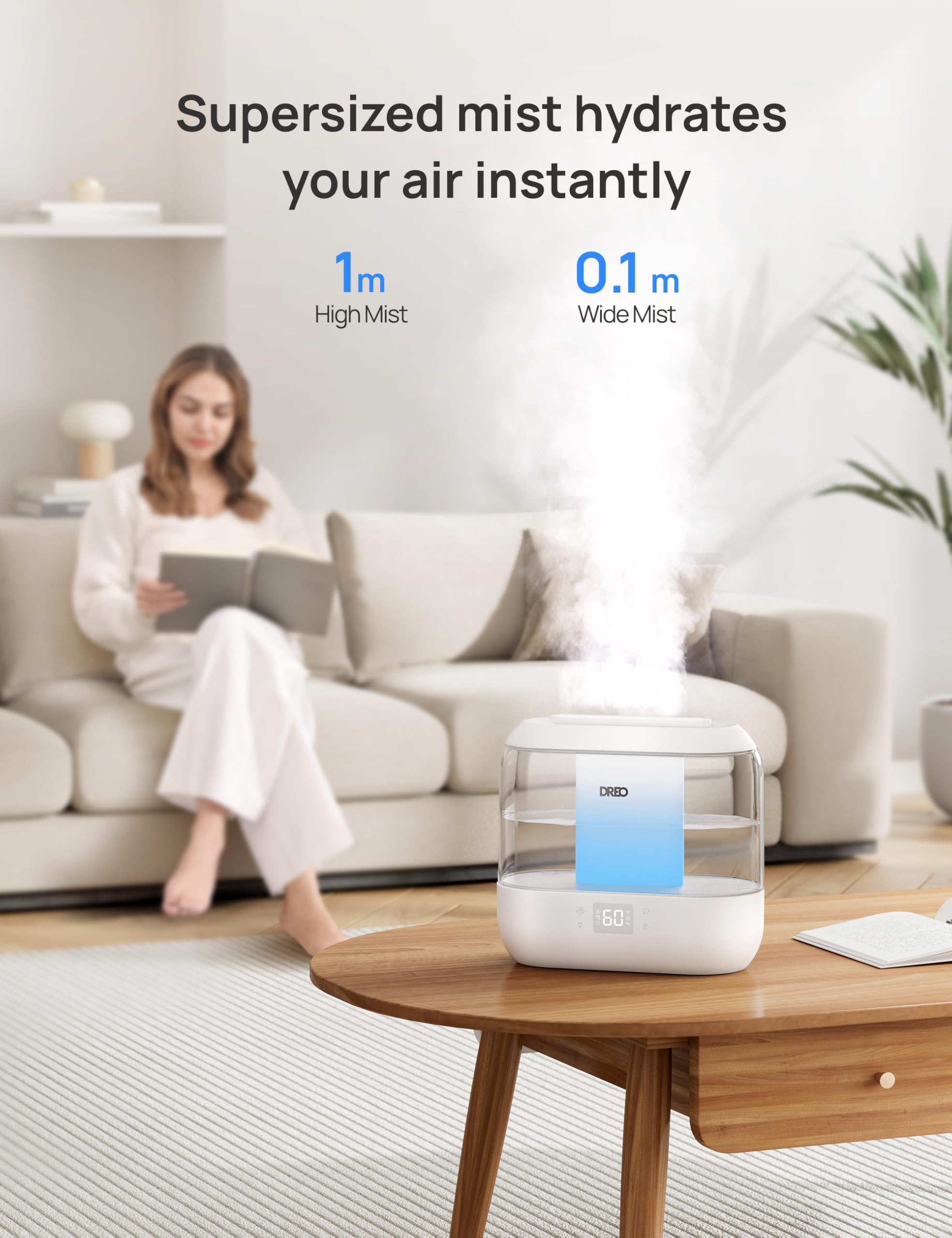 Dreo Smart Luftbefeuchter für Schlafzimmer 4L – Bild 4