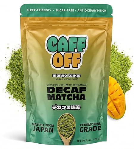Miniatura 18 de Polvo de té matcha verde descafeinado de Japón - 15 bolsitas (2 g cada una / 30 g en total) - Grado ceremonial - Descafeinado naturalmente sin usar