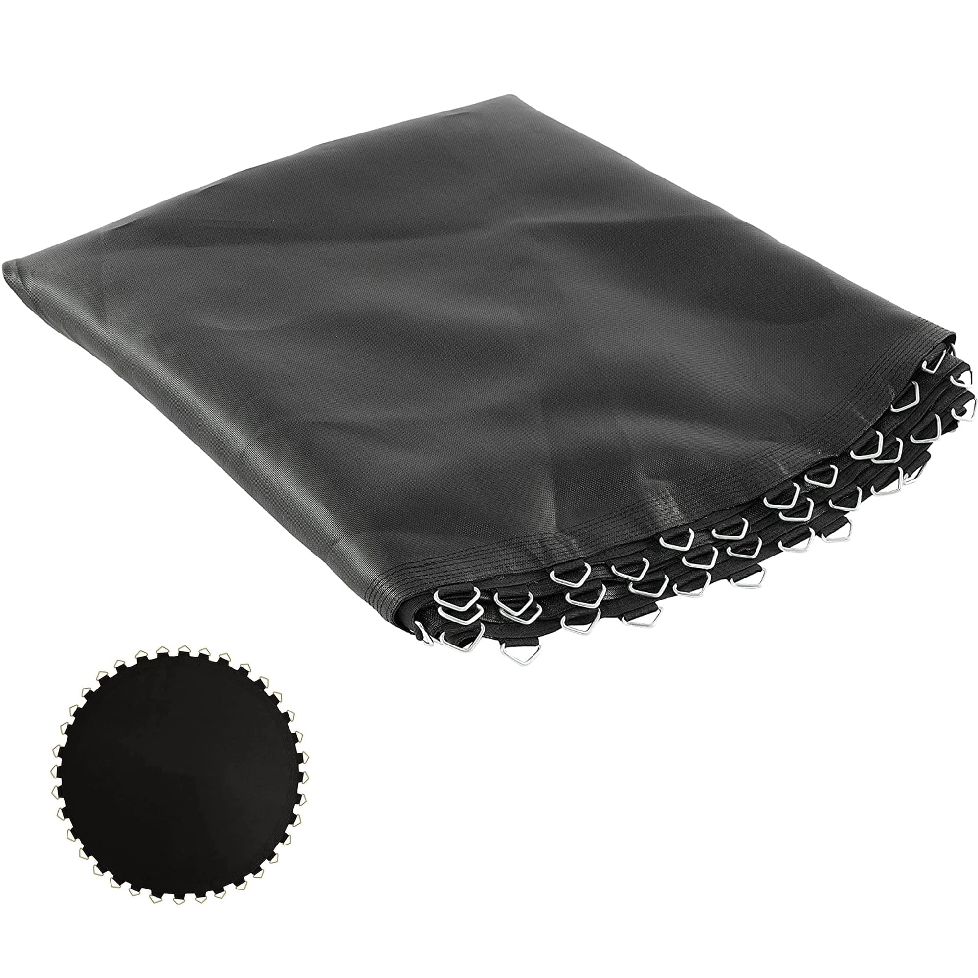 Kacho Anti-UV Trampoline Replacement Jumping Mat for 12 14 15 16ft Round Frames Trampoline, Black