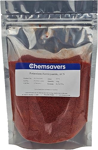 Ferrianuro de potasio, ACS, 99+%, 17.64 oz