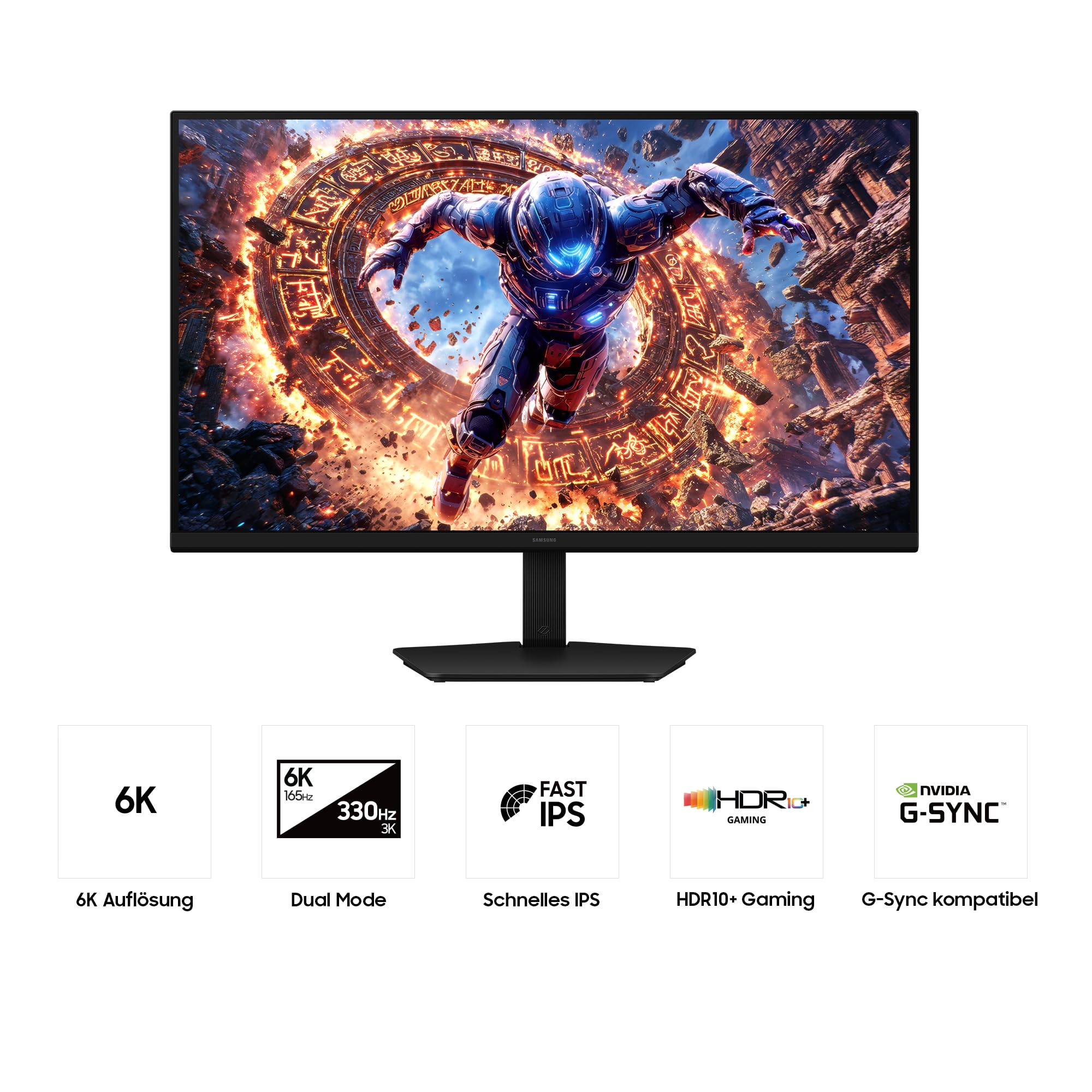 Samsung Odyssey G8 32 Zoll G80HS 6K Fast IPS 330 Hz Gaming Monitor