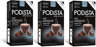 Hot Chocolate Nespresso Compatible Capsules Hot Cocoa Pods - Sugar Free - 3 Boxes - 30 Pods