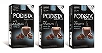 Vista 1 de Cápsulas de chocolate caliente compatibles con Nespresso - Cápsulas de cacao caliente - Sin azúcar - 3 cajas - 30 cápsulas