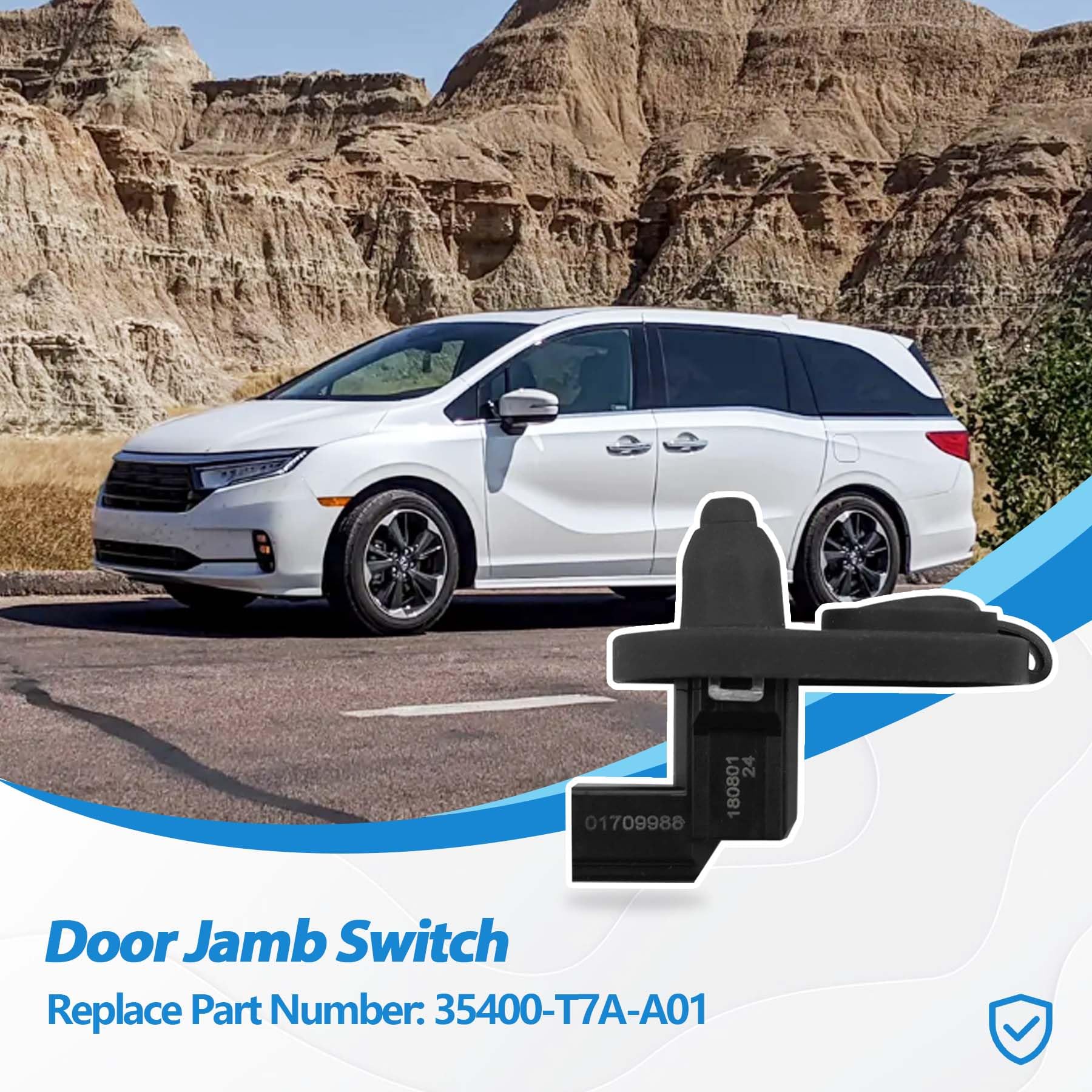 Amazon.com: 35400-T7A-A01 Door Jamb Switch Fit for Honda CR-V