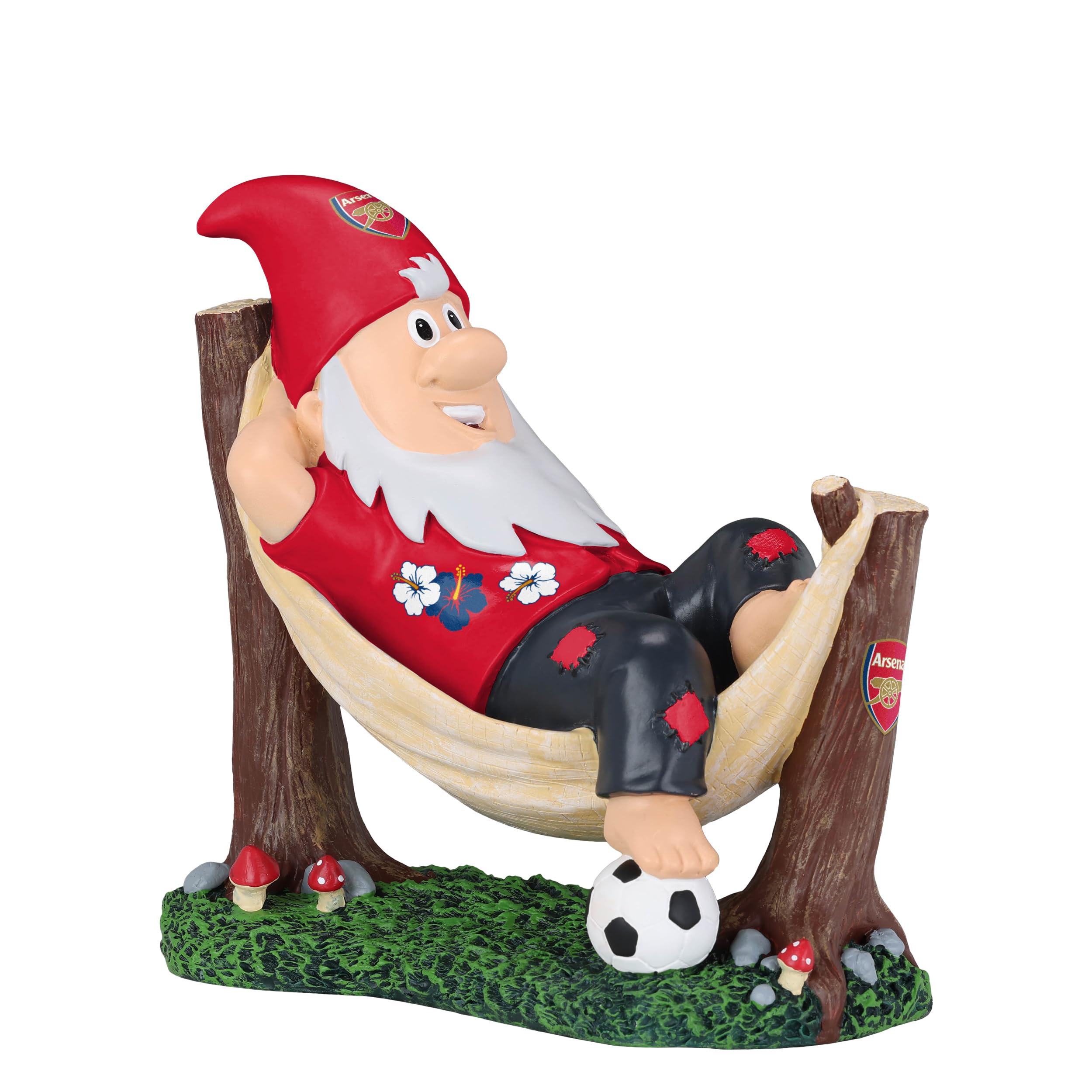 FOCO Officially Licensed Arsenal FC Football Hammock Garden Gnome