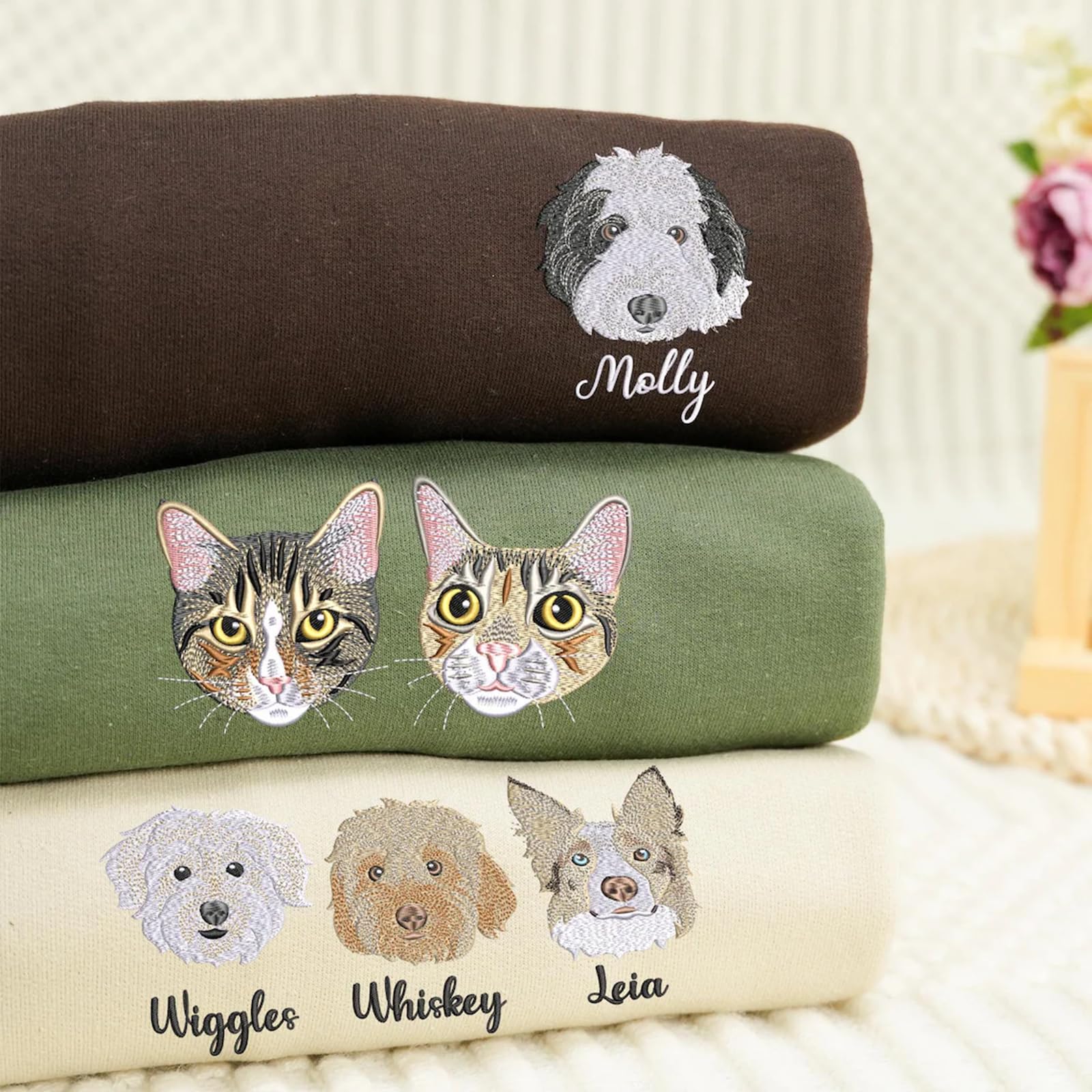 Sudadera con capucha personalizada para perro, sudadera con capucha de gato, regalo para mamá y papá, regalo conmemorativo de mascotas, sudadera para hombre, suéter para mujer