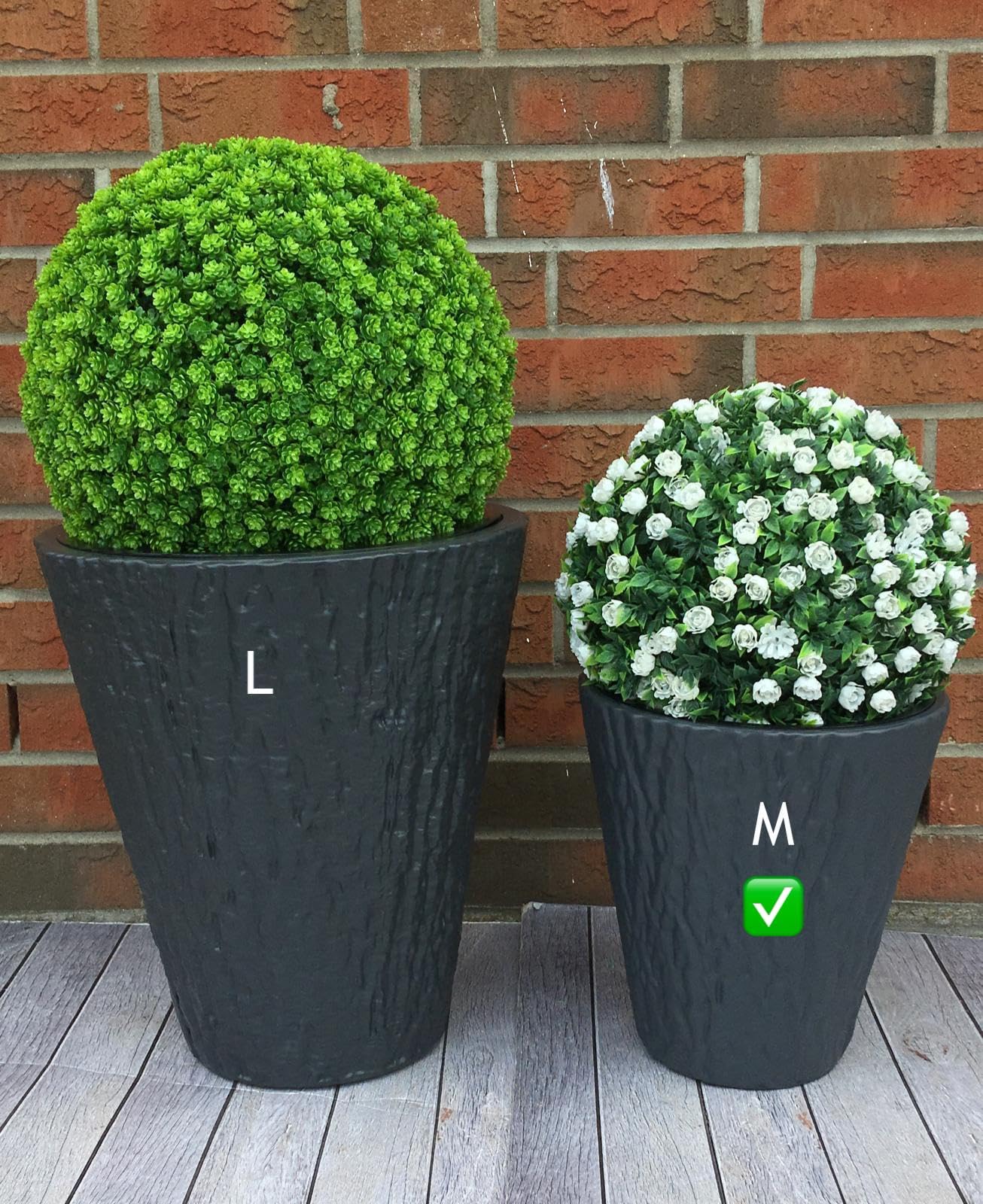 Produktbild von Blumenkübel Pflanzkübel Welle 3d Blumentopf Pflanzeinsatz 6