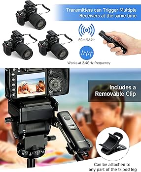 Amazon.com : PROfezzion [164'] Wireless Shutter Release Remote