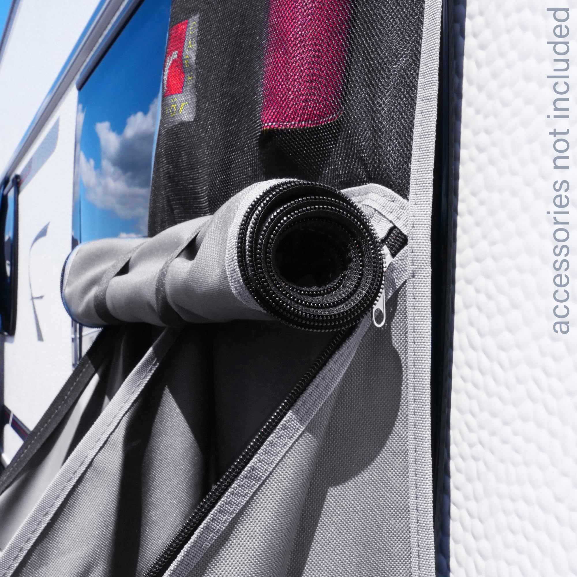 your GEAR Caravan Organizer Shoe - Hängeregal für Zelt, Vorzelt, Wohnwagen 140 x 45 cm, 10 Fächer