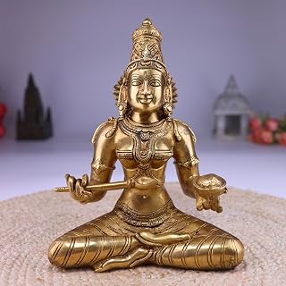 Bhunes Brass Annapurna Devi Idol, Annapurneshwari Silai, Annpurna Annapoorneshwari Annapoorna Annapoorani Annapurni, Annap... Price In India