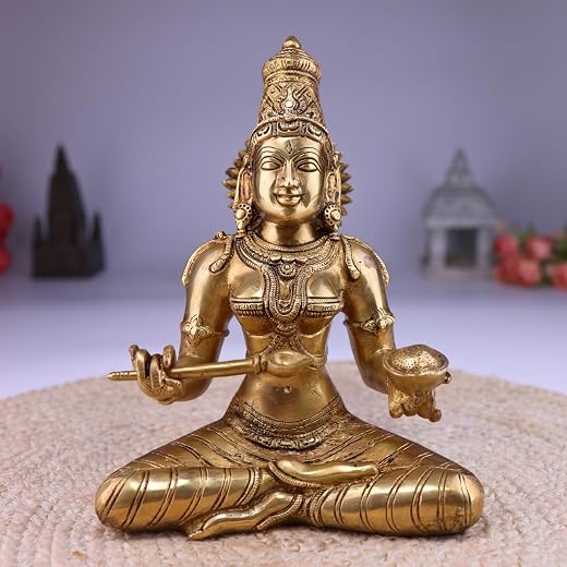 Bhunes Brass Annapurna Devi Idol, Annapurneshwari Silai, Annpurna Annapoorneshwari Annapoorna Annapoorani Annapurni, Annap...