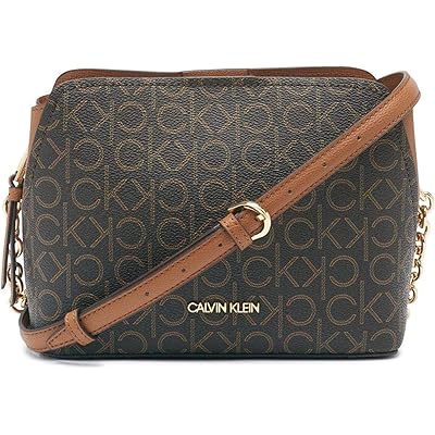 Женская сумка Calvin Klein Hailey Signature Triple Compartment Chain Crossbody