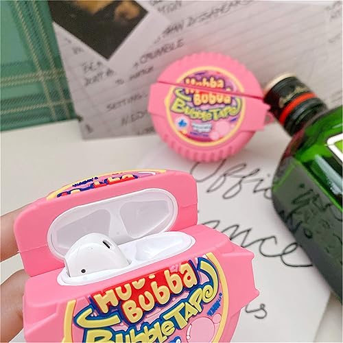 Miniatura 5 de Lupct Funda de silicona para Airpod 21, funda de silicona suave con diseño de comida linda de dibujos animados, para niños, niñas, mujeres,