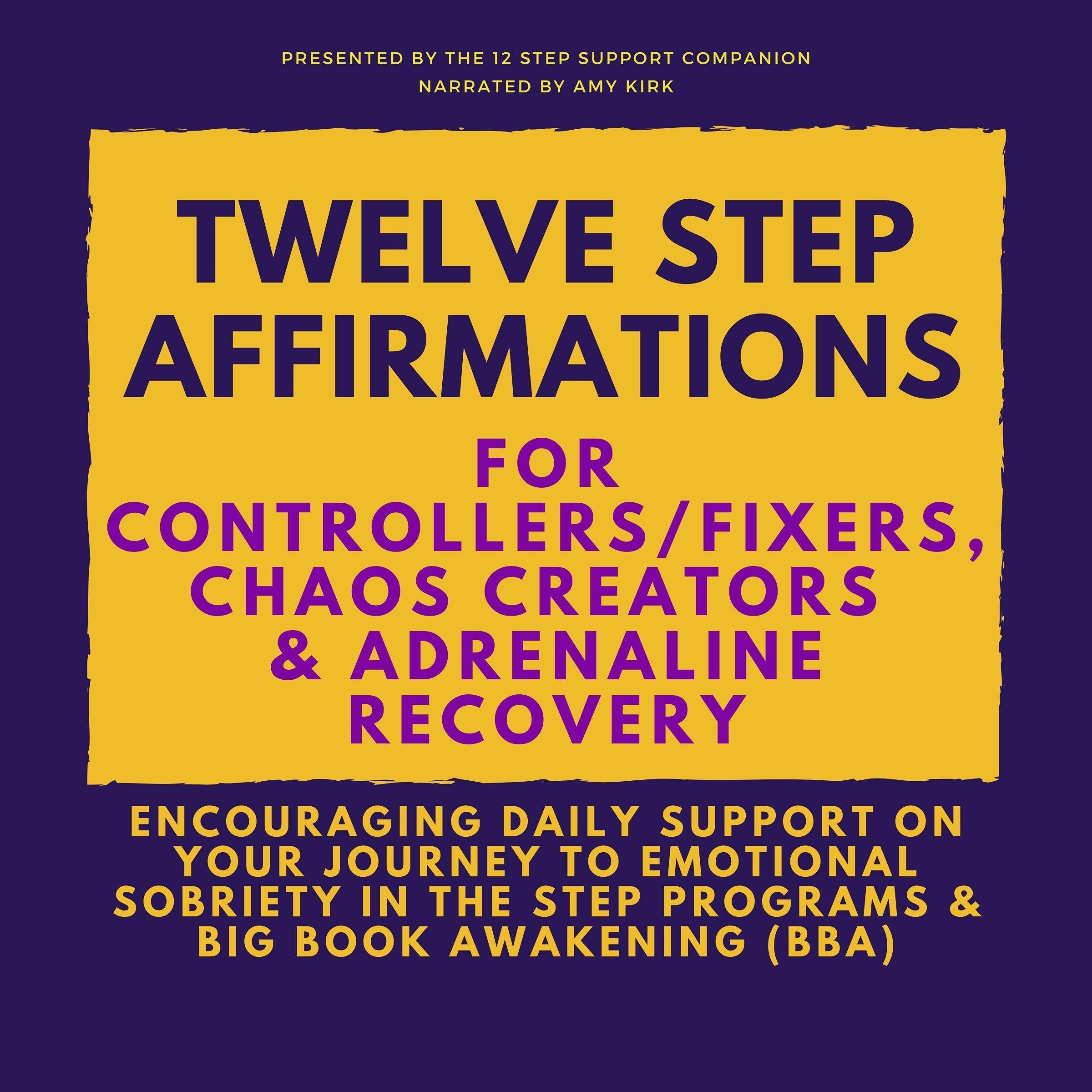 Cover art for Twelve Step Affirmations for Controllers/Fixers, Chaos Creators & Adrenaline Recovery