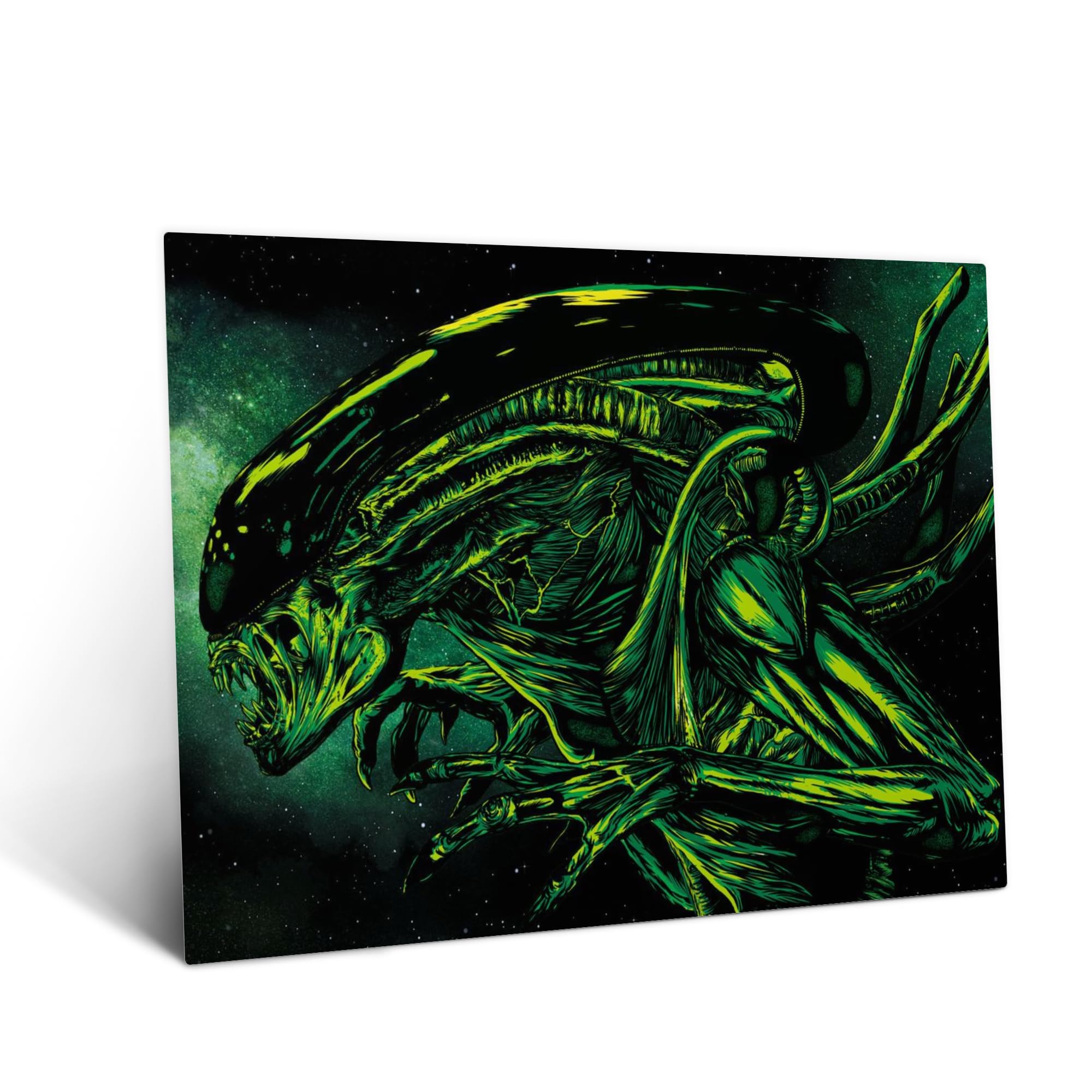 ALIEN エイリアン LP パンフ 帯 ポスター付き FML-120 Amazon.com: Displate Metal Poster Alien - Black And Green Alien