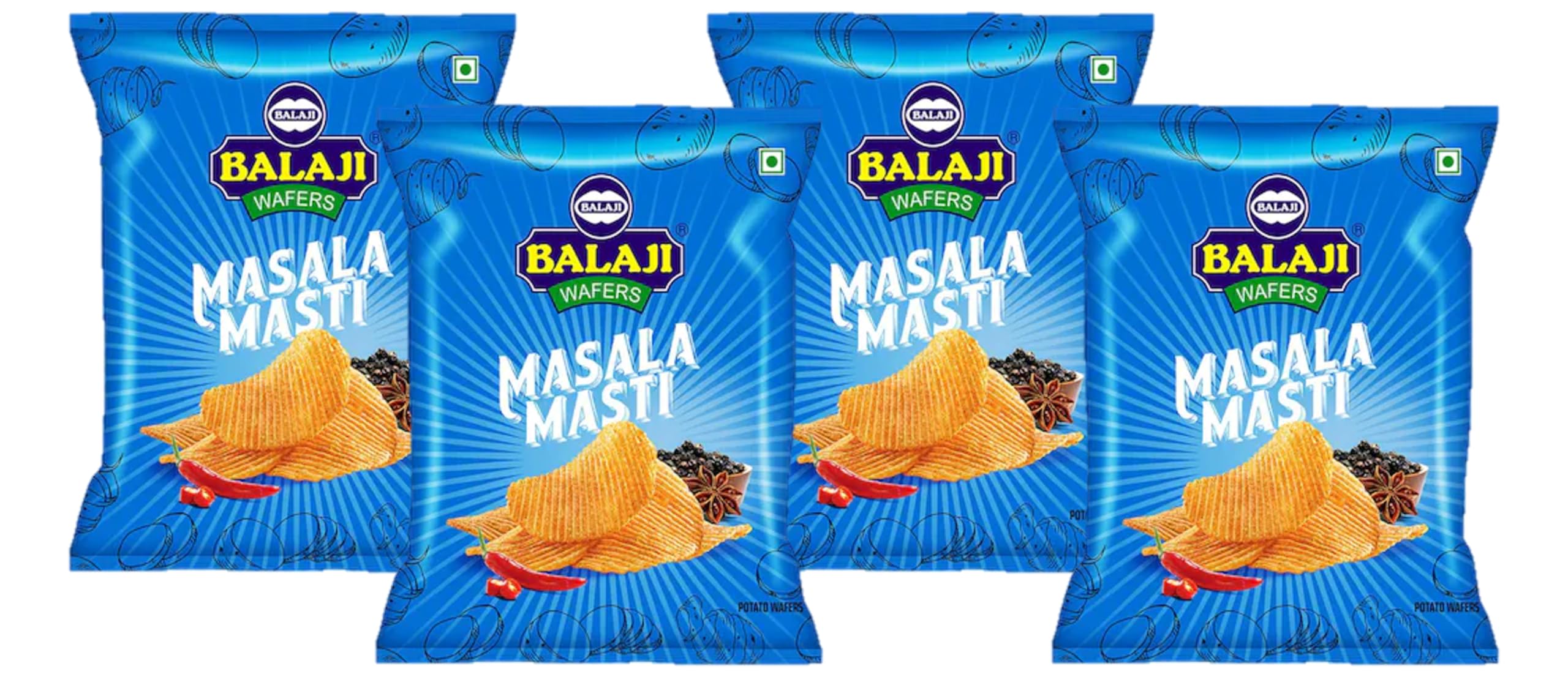 Balaji wafers Masala Masti, 45g (Pack Of 4) - HUMARABAZAR (B0CTY8B2K8) Amazon Price History, Amazon Price Tracker
