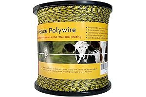 Upgraded Polywire Electric Fence 3366 Feet, Durable and Rust-Resistant