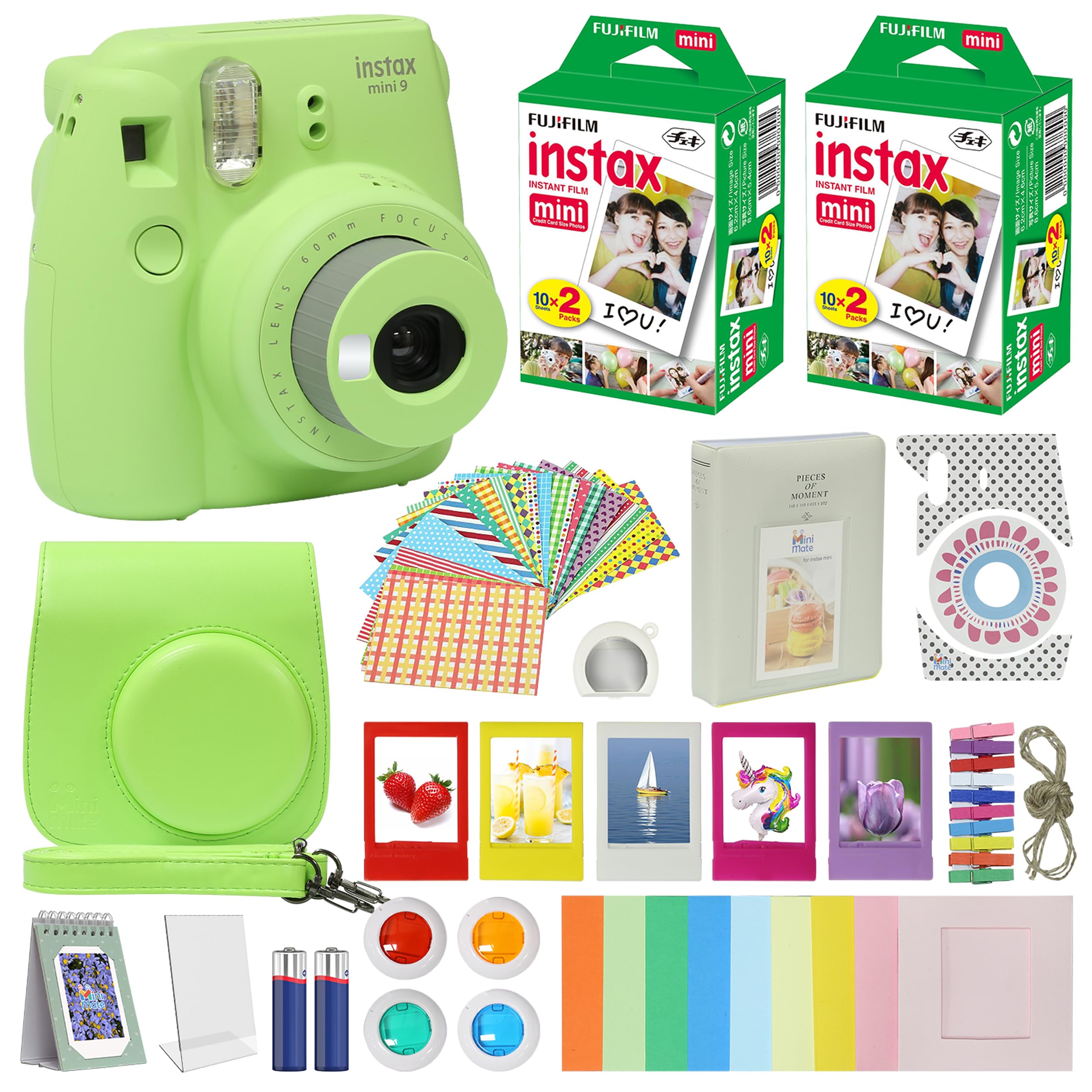 Amazon | 富士フィルム Instax Mini 9 インスタントカメラ ライム 