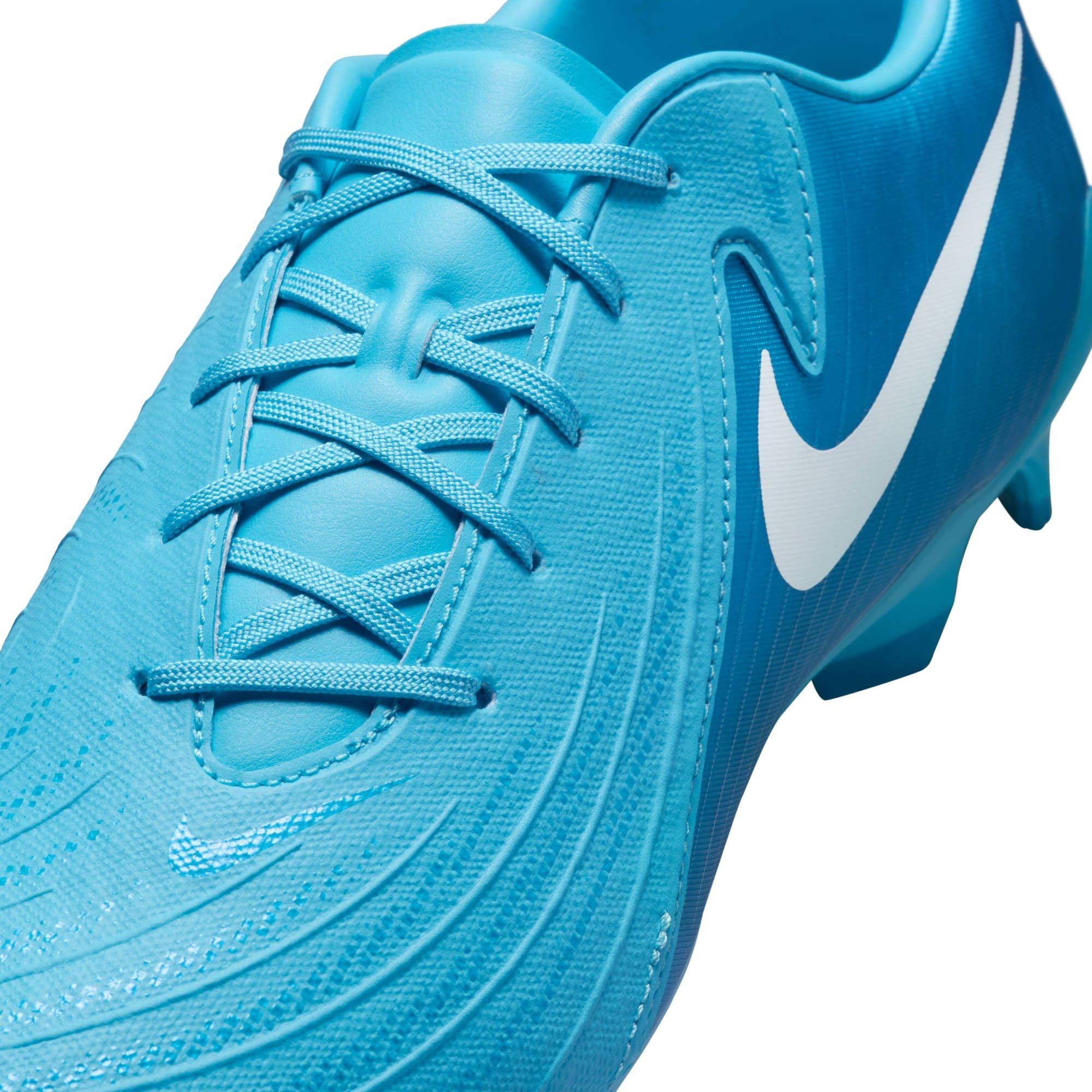 Nike Męskie Phantom Gx II Academy Fg/Mg Buty do piłki nożnej Blue Fury/White 40.5