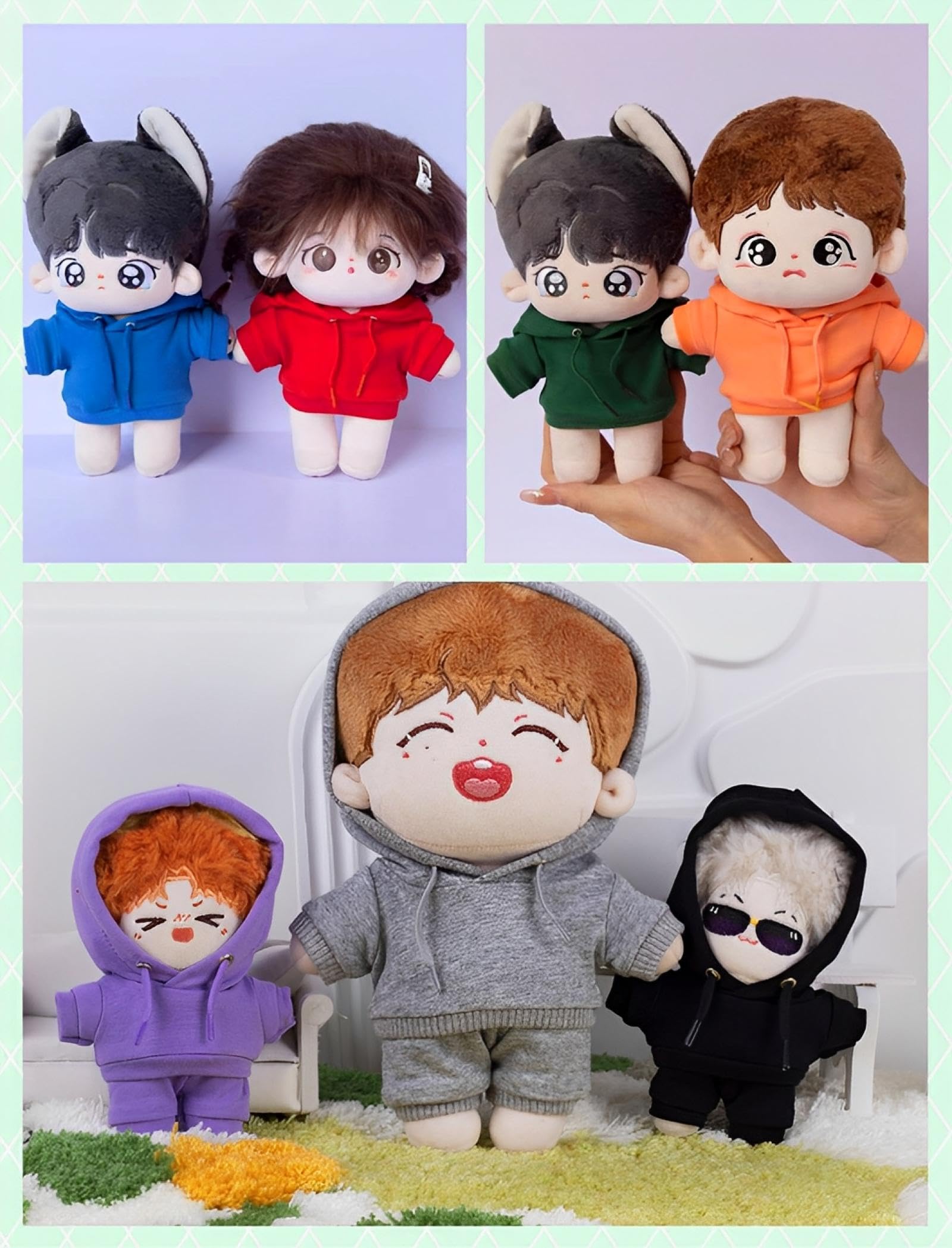 Amazon.co.jp: 可愛いぬいぐるみ用ウェア – パーカー ぬい服 衣替え